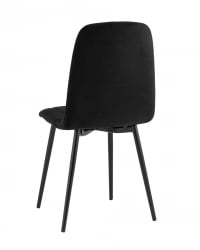 Стул Easy велюр черный 4 шт. комплект