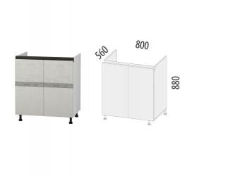 Напольный шкаф под мойку Бостон 104.51
