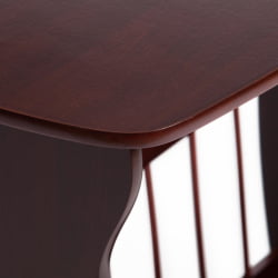 Журнальный стол SR-0939-3 дерево, 61*33*56см, Орех (Walnut)