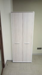 Шкаф для одежды 4 широкий, глубокий Дека 10.19.303 Дуб Сантана светлый/Белый / Deka