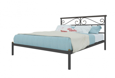 Кровать Эсмеральда 1600х2000 Черная