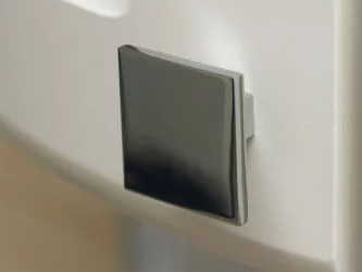 Шкаф торцевой закрытый (лев/прав) Графит 74.16 Сосна Астрид /Ваниль