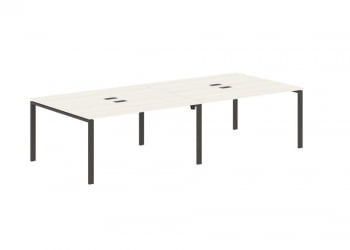 Бенч-система 4-местная EDIS EUWST 3113 Ясень Траун Мокко