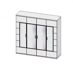 Длинный шкаф Корано Бм.Кор-40