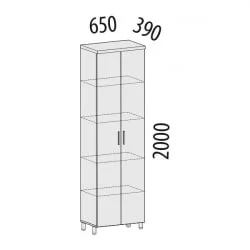 Черный шкаф Лидер-Престиж 83.12