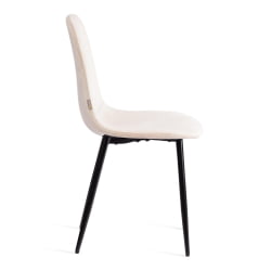 Металлический стул BREEZE (mod. JSC-58) Велюр/металл , 44 х 53 х 86 см, beige (бежевый) HLR2 / черный