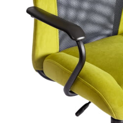 Компьютерное кресло STAFF флок/ткань, олива/серый, 23/W-12