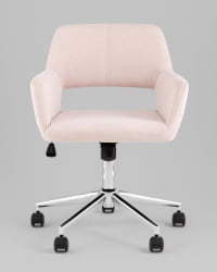 Стул офисный ROSS рогожка светло-розовый