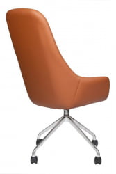 Кресло офисное МГ-24 А ХРОМ ПАУК 4 ЛУЧА