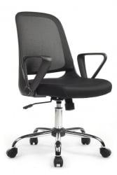 Кресло W-158 Черный Пластик/Черный