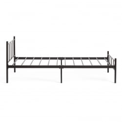Односпальная кровать ROWENTA (mod. 9177) металл, 90*200 см (Single bed), Black (черный)