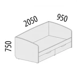 Кровать Тиффани 93.05