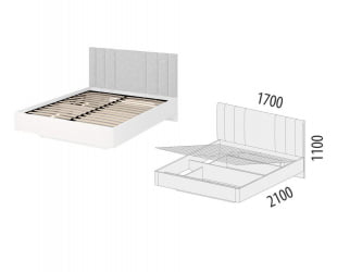Кровать с ящиком Николь 901.21