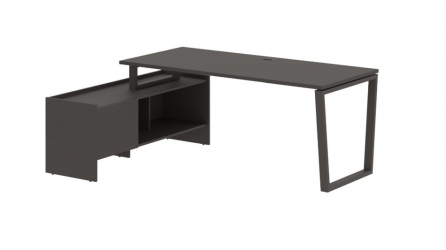 Стол с тумбой EDIS EVCT 19814 Мокко