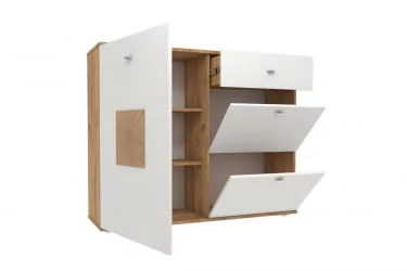 Комод комбинированный Фиджи ЛД 659.350.000 Дуб золотой Белый