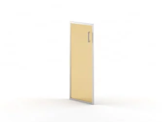 Дверь стекло в алюминии В-522 L алюминий