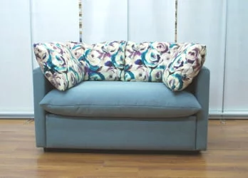 Диван двойной Страйк Серый/Мальмо 72 (цветы)