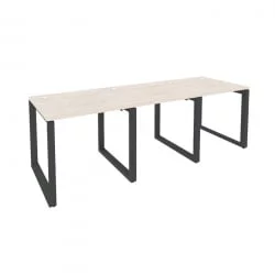 Рабочая станция на О-образном м/к ОНИКС О.МО-РС-3.0.8 Денвер Светлый/Антрацит / ONIX O.MO-RS-3.0.8