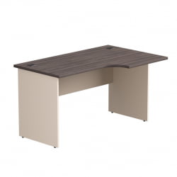 Стол эргономичный с опорами ЛДСП Everprof EVO 254S113 (правый) Дуб Пасадена Кашемир