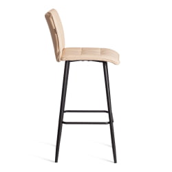 Барный стул Bari/Бари экокожа , бежевый, 45х56х110 см