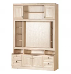 Модульный шкаф в гостиную 603  Денвер светлый