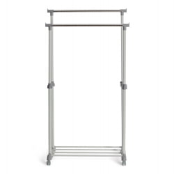 Вешалка JET металл, пластик, 86*44*166 см, темно-серый/светло-серый/хром