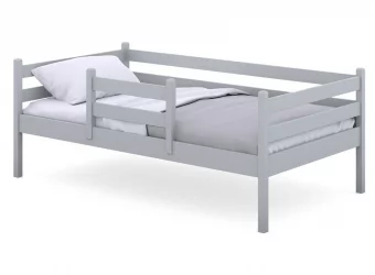 Детская кровать для девочки RooRoom VK-1с Серая