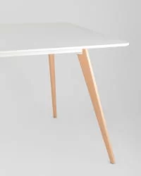 Большой обеденный стол FRANK Белый