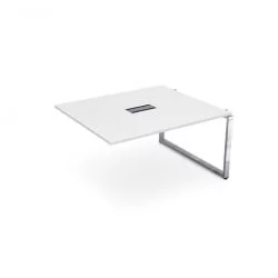 Стол системы БЭНЧ, переговорный, средний GLOSS LINE НСПС-О.926 Белый Премиум