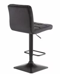 Стул барный ДОБРИН ДОМИНИC Черный велюр МДЖ9-101 / DOBRIN DOMINIC MJ9-101