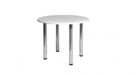 Стол обеденный круглый на металлических опорах 0,9 м 147