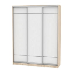 Шкаф-купе B-230х180х60-2(ДСС-Белый-D7D7D7)