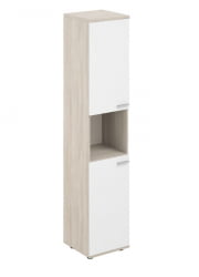 Бежевый шкаф Sigma SG.846.OL.WH.WH.L Дуб светлый Белый