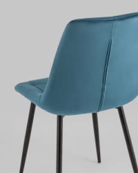 Стул Флекс Нев велюр сине-зеленый 2 шт. / New