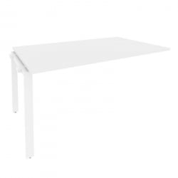 Проходной наборный элемент переговорного стола ONIX O.MP-NPRG-4 Белый Бриллиант