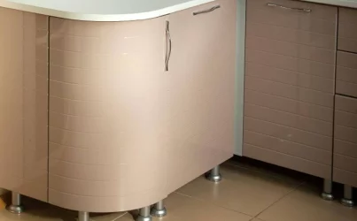 Тумба кухонная окончание 316 радиусная Анастасия ЛД 018.333.000 Капучино