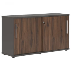 Шкаф с дверьми-купе EDIS ELC 1343 Дуб Денвер темный Белый Мокко