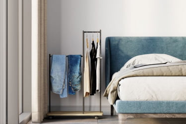 Гардеробная вешалка для одежды Стик Дуб сонома