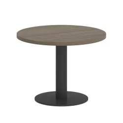 Стол журнальный круглый HOME OFFICE VR.SP-5-60.1G Вяз Благородный/Антрацит металл