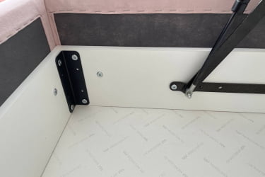 Кровать  0.9 Альба (Софа) КМ.S-16 нежно-розовый (велюр)