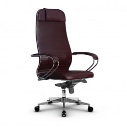 Кресло руководителя Metta L 1m 38K2K Комплект 3 Темно-бордовое