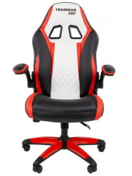 Игровое кресло CHAIRMAN Chairman гаме 15 Черный Красный Белый / game