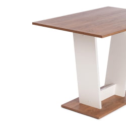 Стол TIBI L нераздвижной ЛДСП (18 мм), 68,6 х 110 х 75 см, Дуб Канзас/Пепел