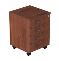 Тумба подкатная с замком Р.Т-4 ЗЦ Орех Гепланкт