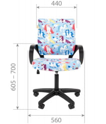 Детское кресло CHAIRMAN KIDS 103 LT black НЛО