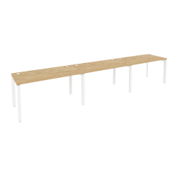 Рабочая станция на П-образном м/к ONIX O.MP-RS-3.3.7 Тиквуд Светлый/Белый