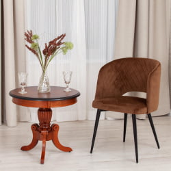 Стол MEEN ( MO-ET ) дерево гевея/мдф, 59х59х55см, MAF Brown