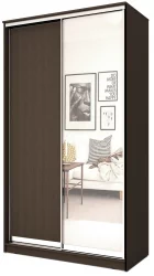 Двустворчатый гардеробный шкаф Хит-24-12-15 Аруба Венге