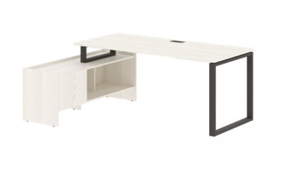 Стол с тумбой EDIS EQCT 19814 Ясень Траун Мокко