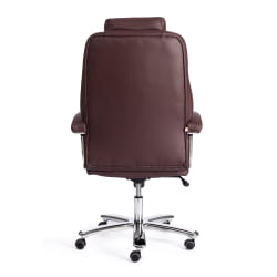 Кресло офисное Труст (макс) кож/зам, коричневый/коричневый стеганный/коричневый, 36-36/36-36/6/36-36/06 / Trust (max)